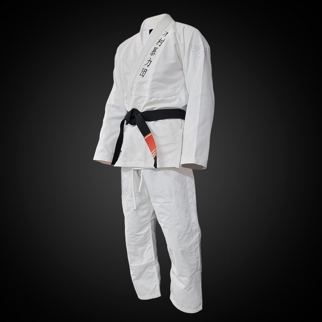 White Kimura Gang Gi Isometric