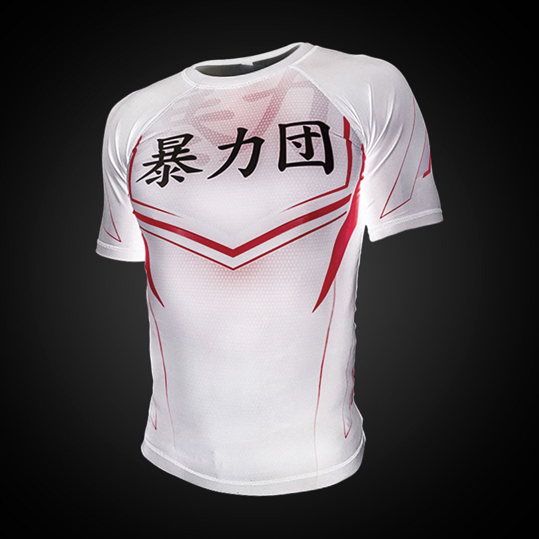 Kimura Gang O.G. Kanji Short Sleeve Rash Guard Front